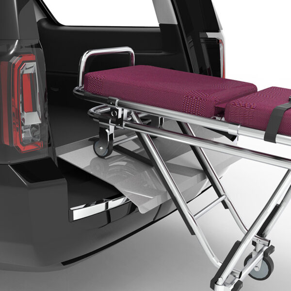 Loading cot into suburban with SR50 suburban ramp