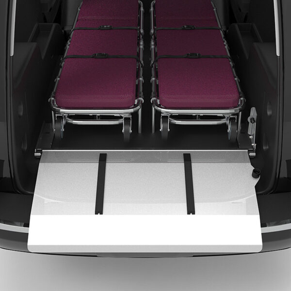 2 cots secured on SR50 Suburban ramp