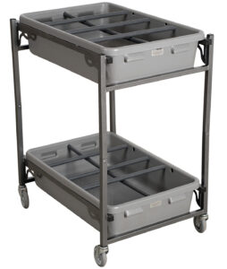 FC40 flower cart with 2 tubs