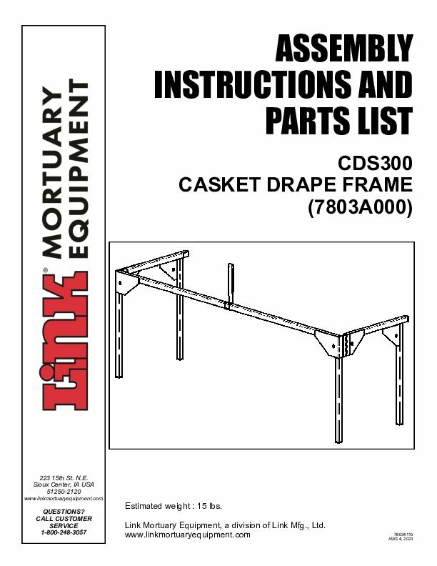 CDS300 document image - page 1